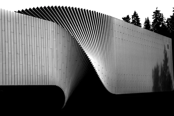 Schwarz-weißes Architekturdetail